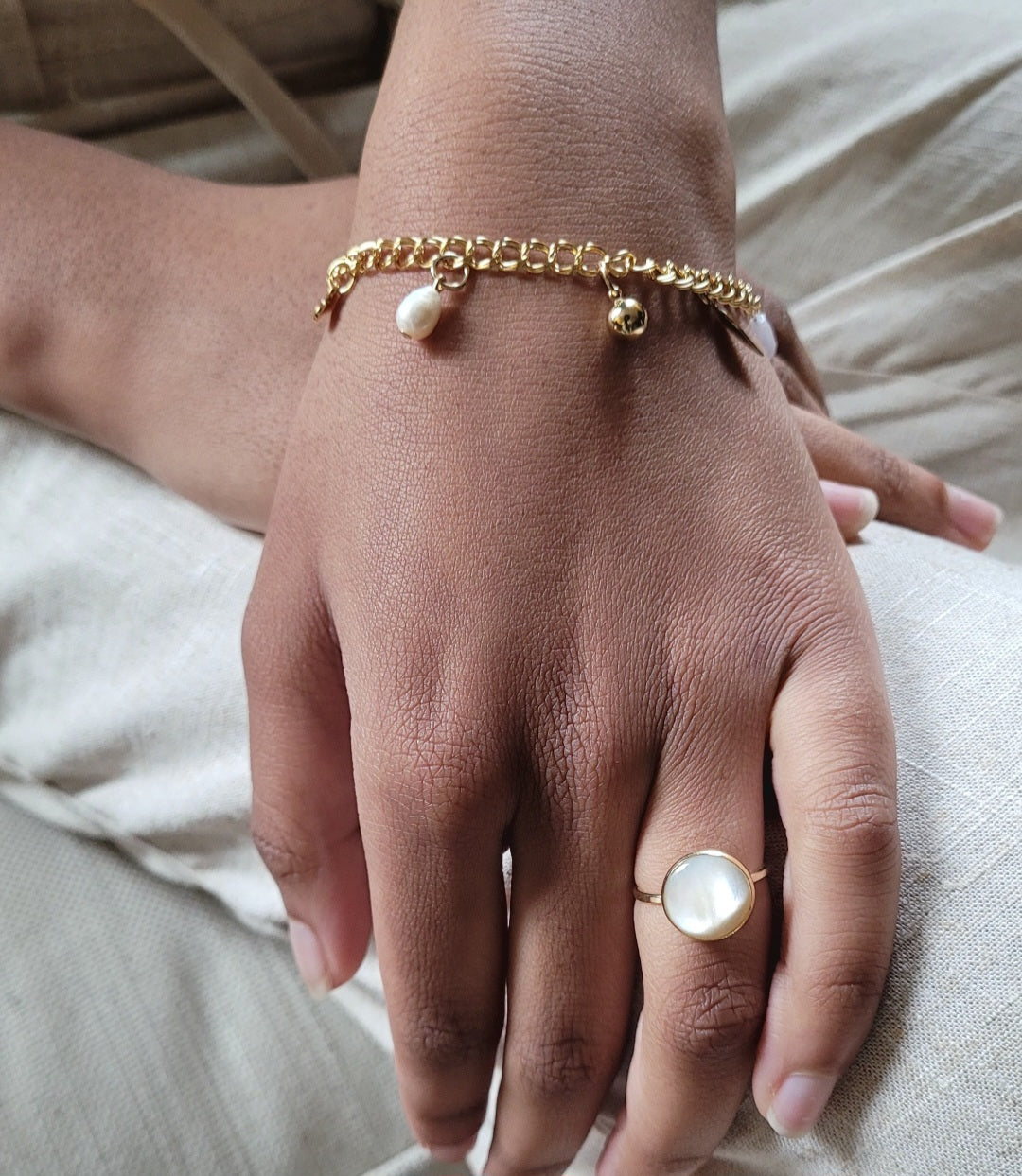 Mother of Pearl Ring