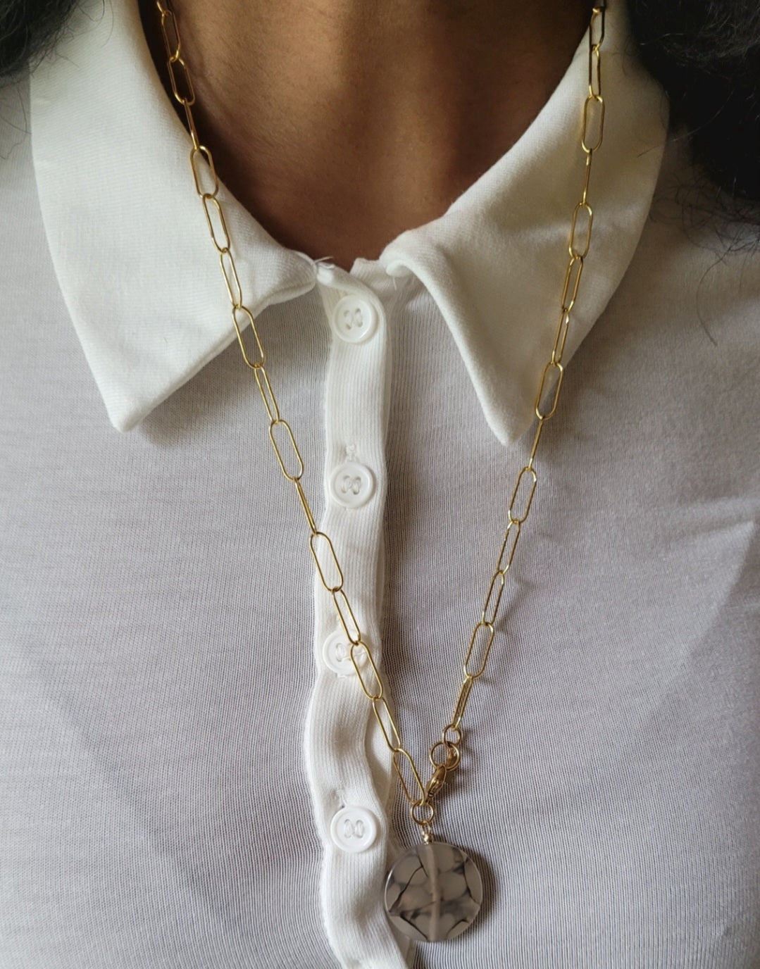 Spider Agate Necklace