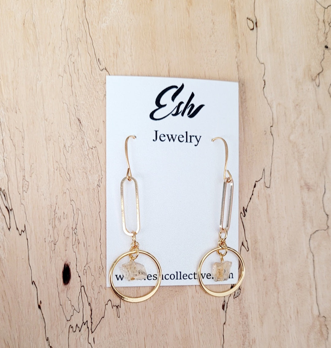 Citrine Drop Earrings