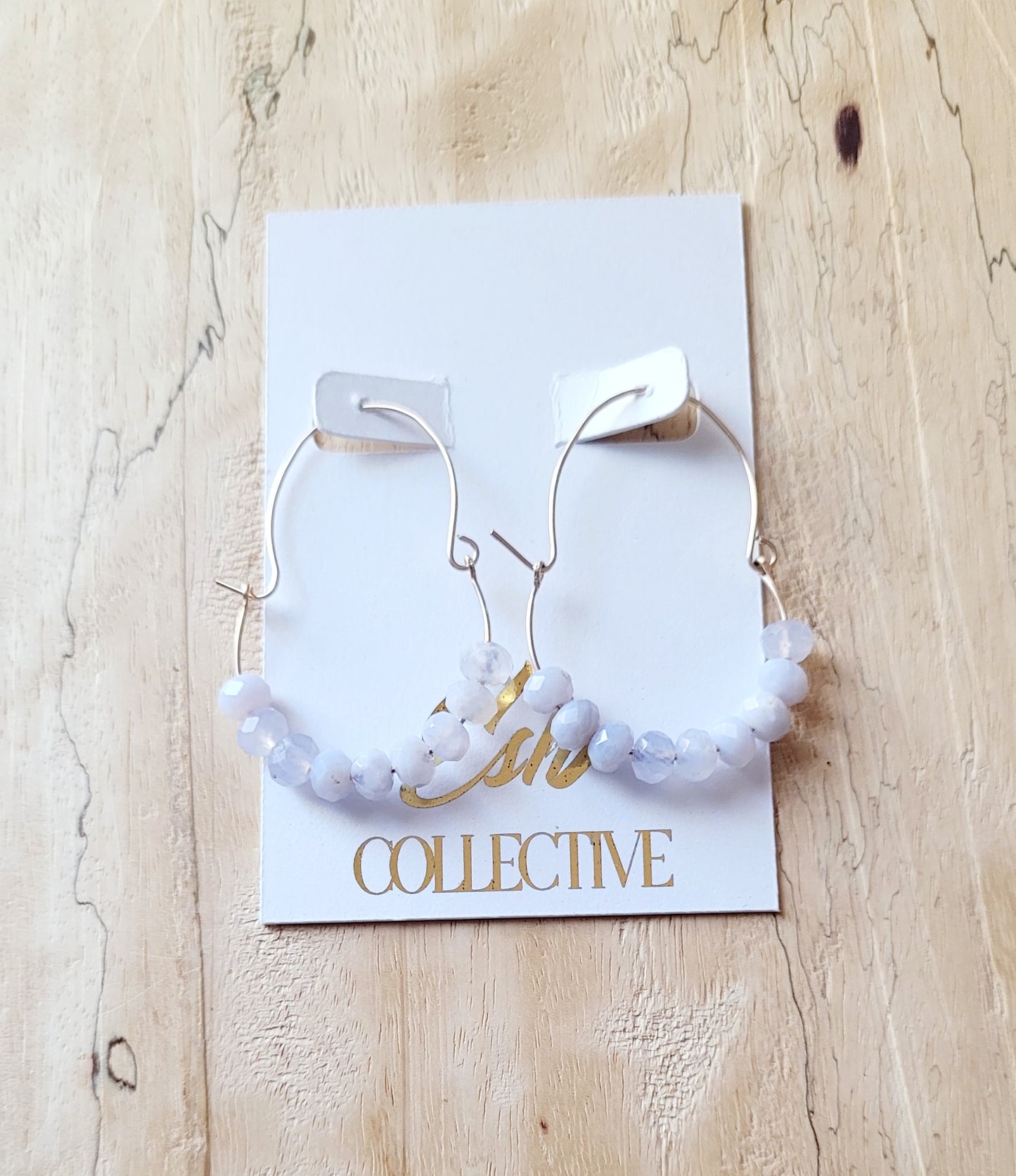 Blue Lace Agate Earrings