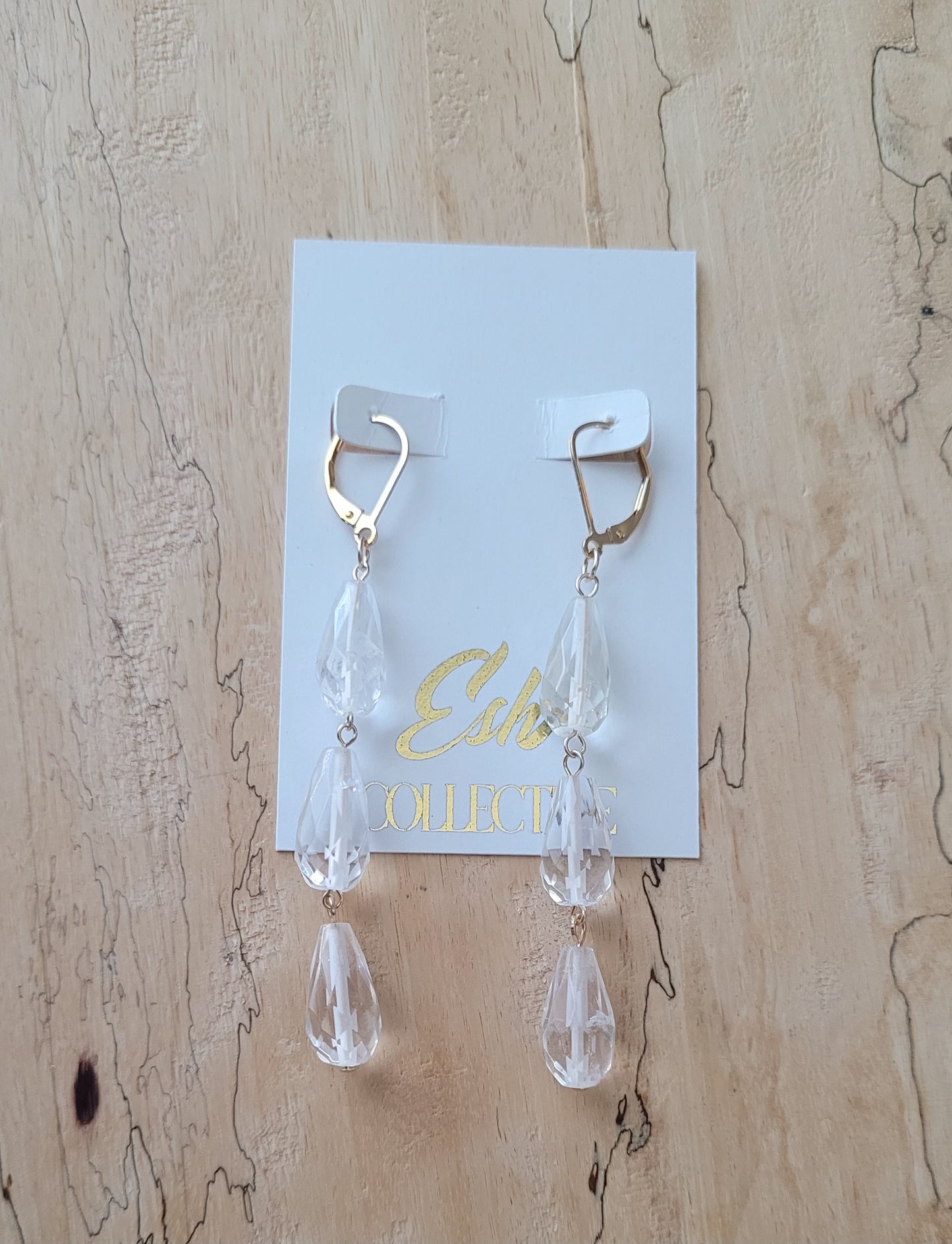 Quartz Crystal Earrings