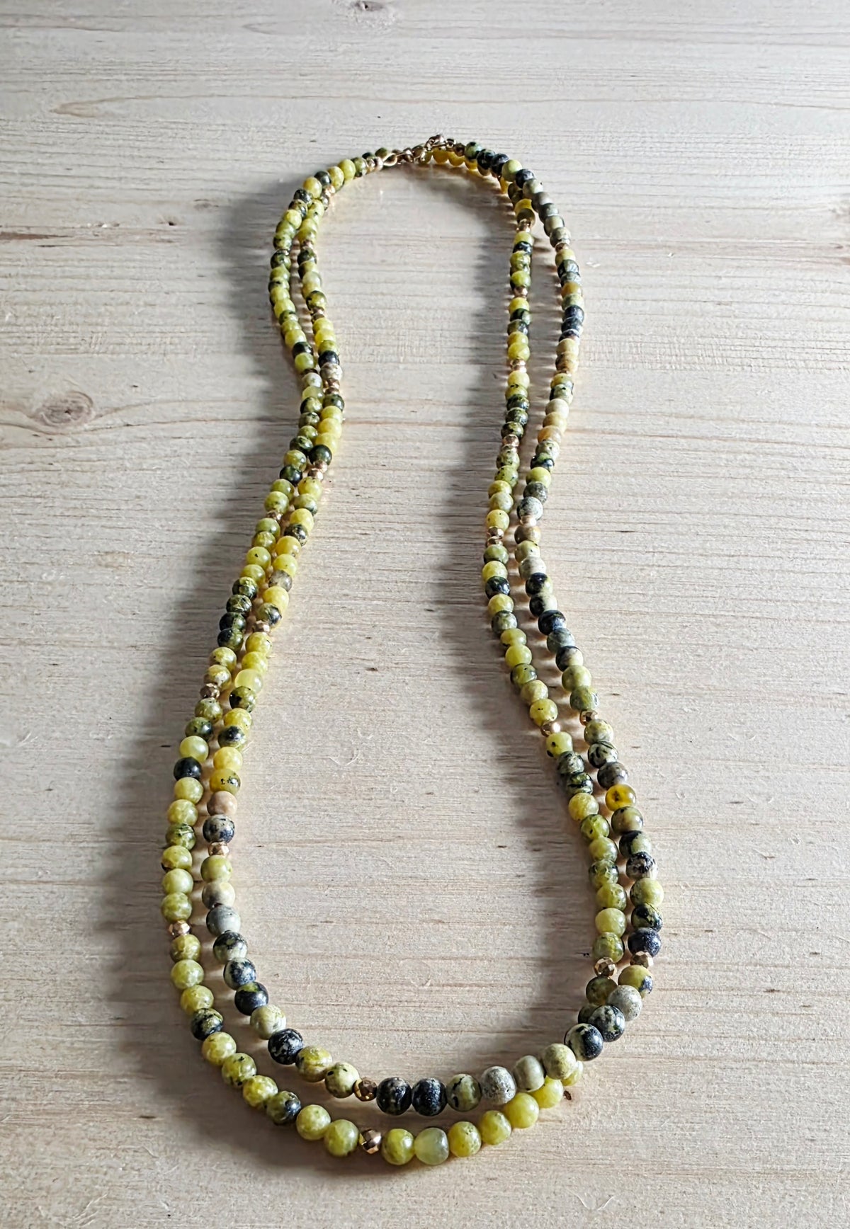 Olive & Acacia Necklace & Wrap Bracelet (L/XL)