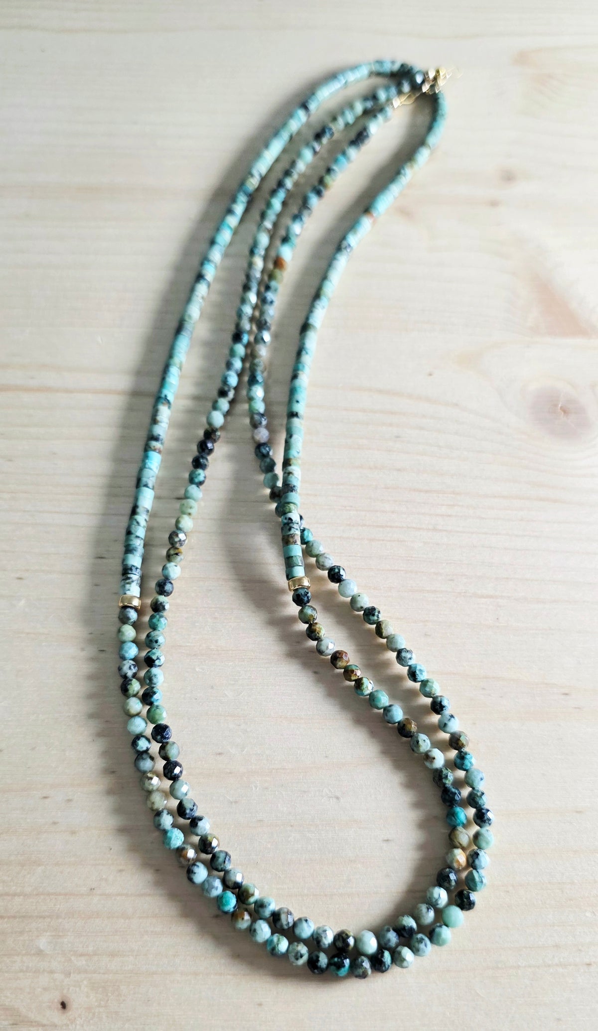 Turquoise Double Strand Necklace