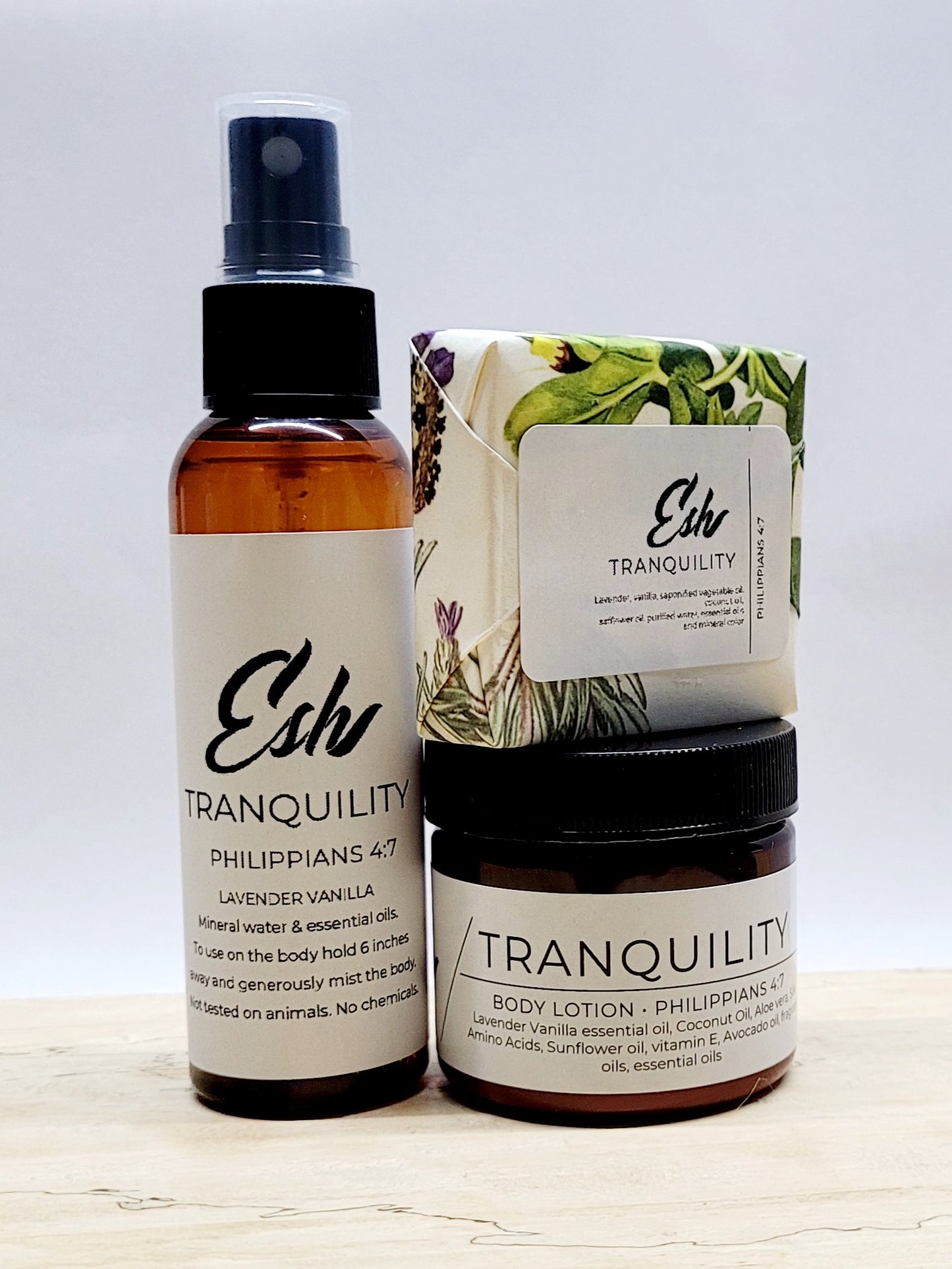 Tranquility, Lavender Chamomile, Travel Set