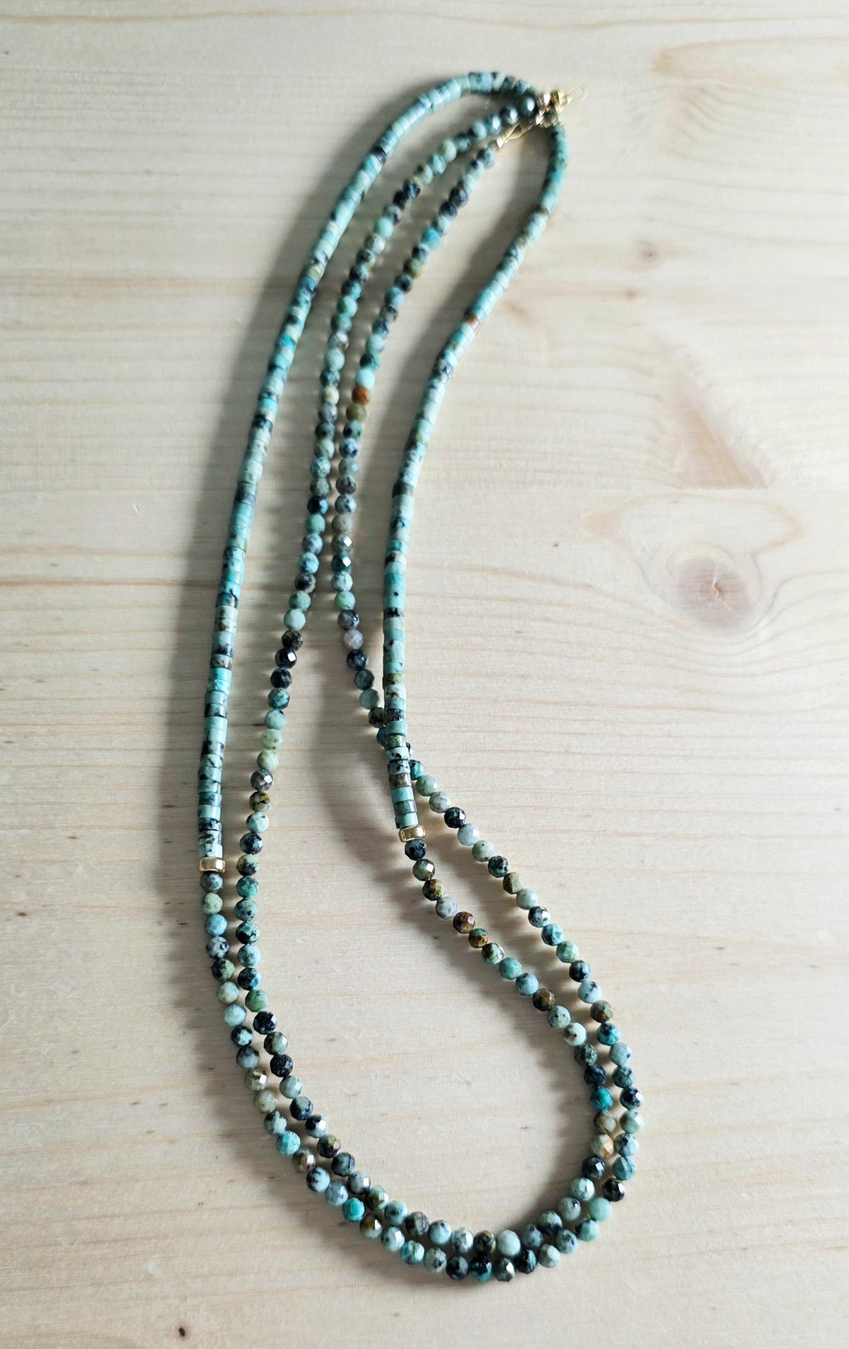 Turquoise Double Strand Necklace