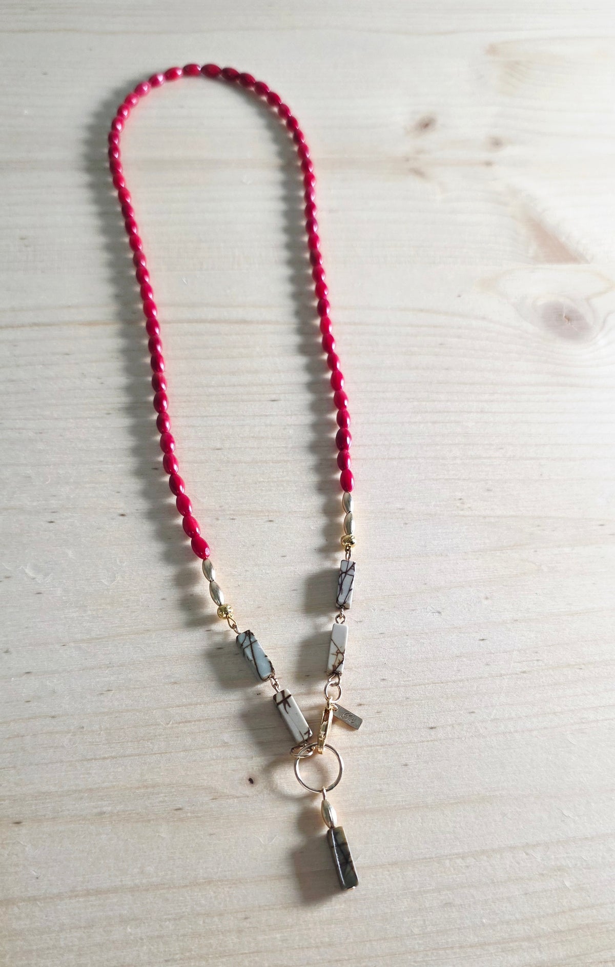 Jasper & Coral Necklace