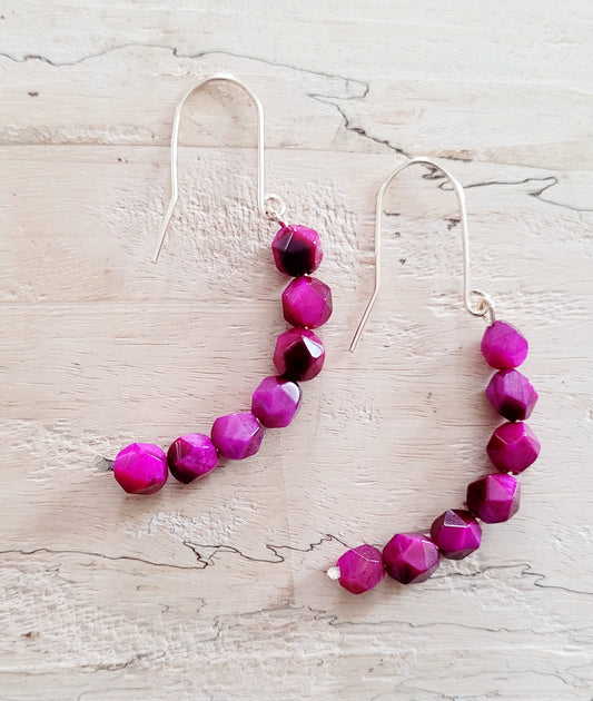 Rose Arc Earrings