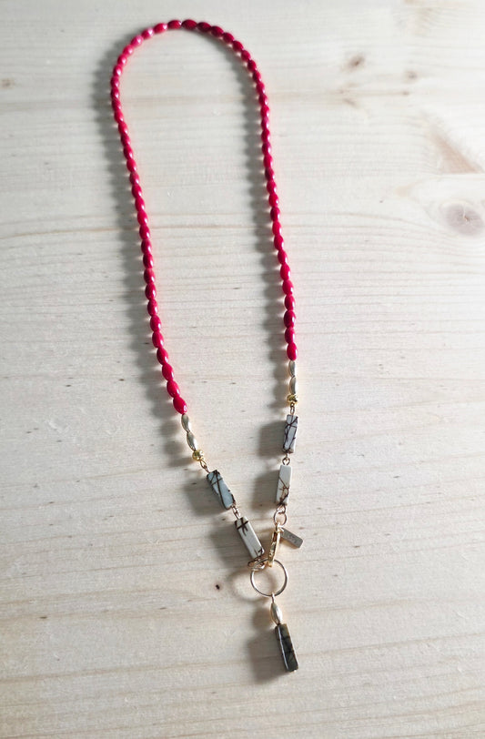 Jasper & Coral Necklace