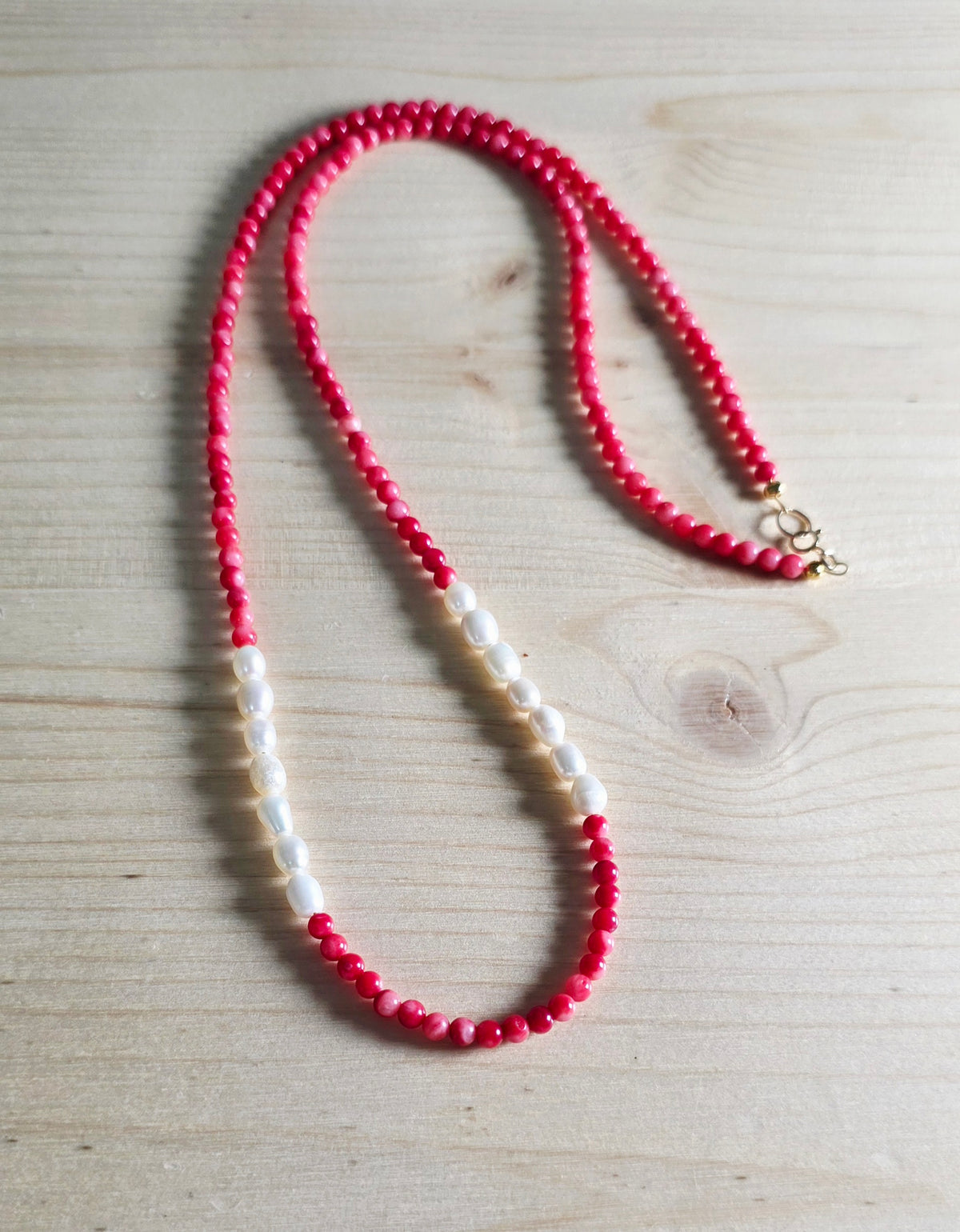 Coral & Pearl Necklace