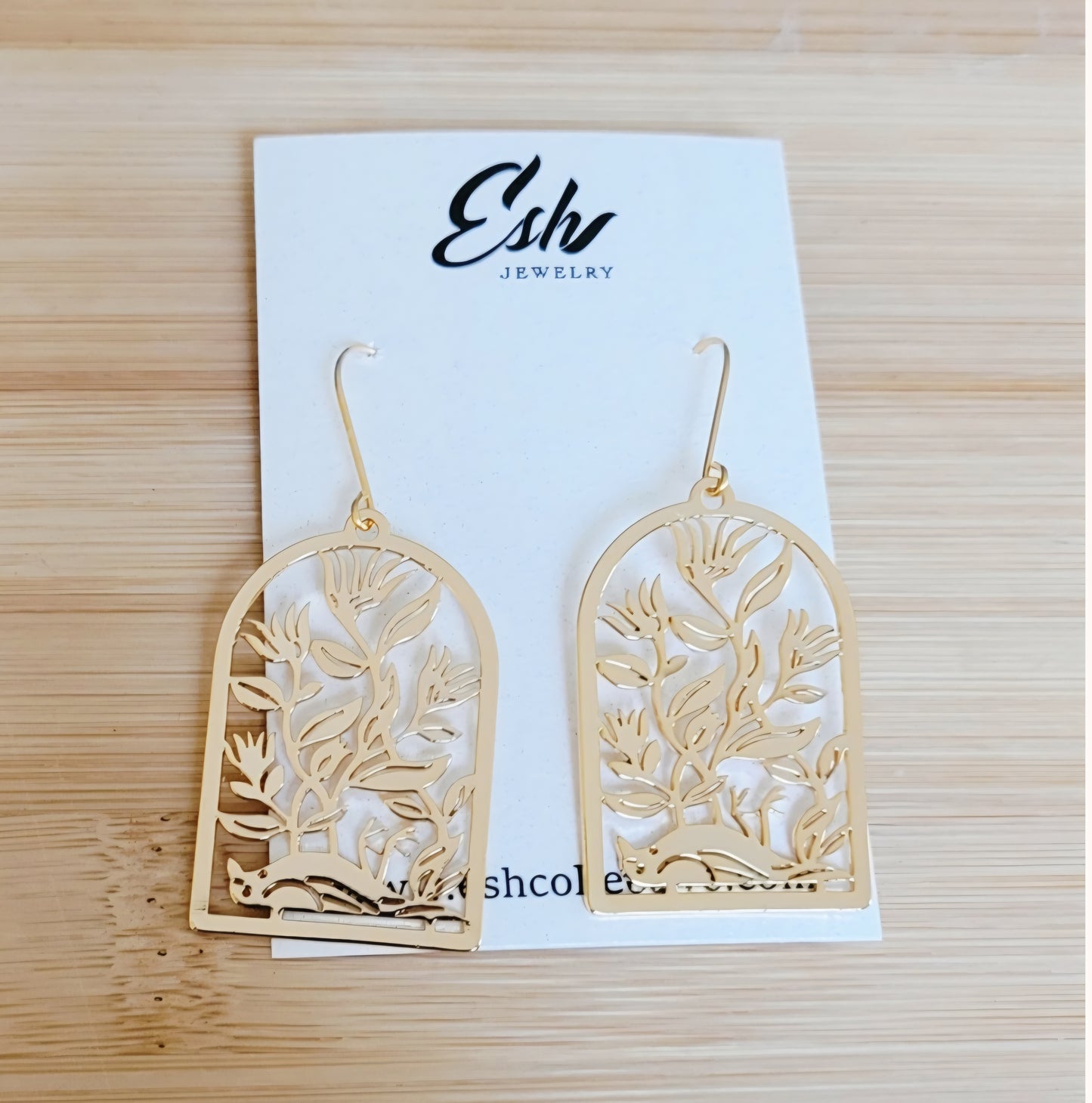 Resting Bird Earrings