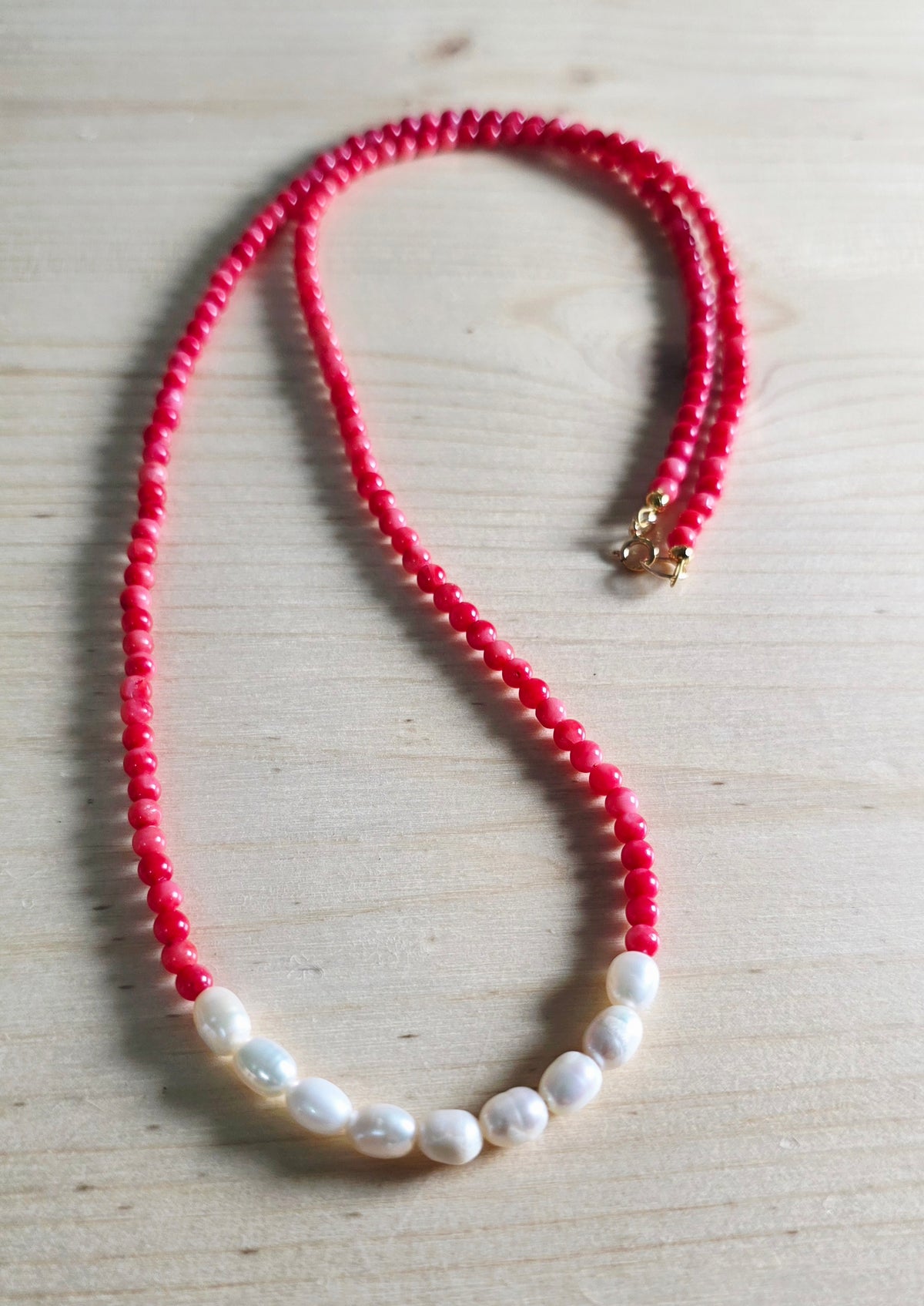 Pearl and Coral Necklace