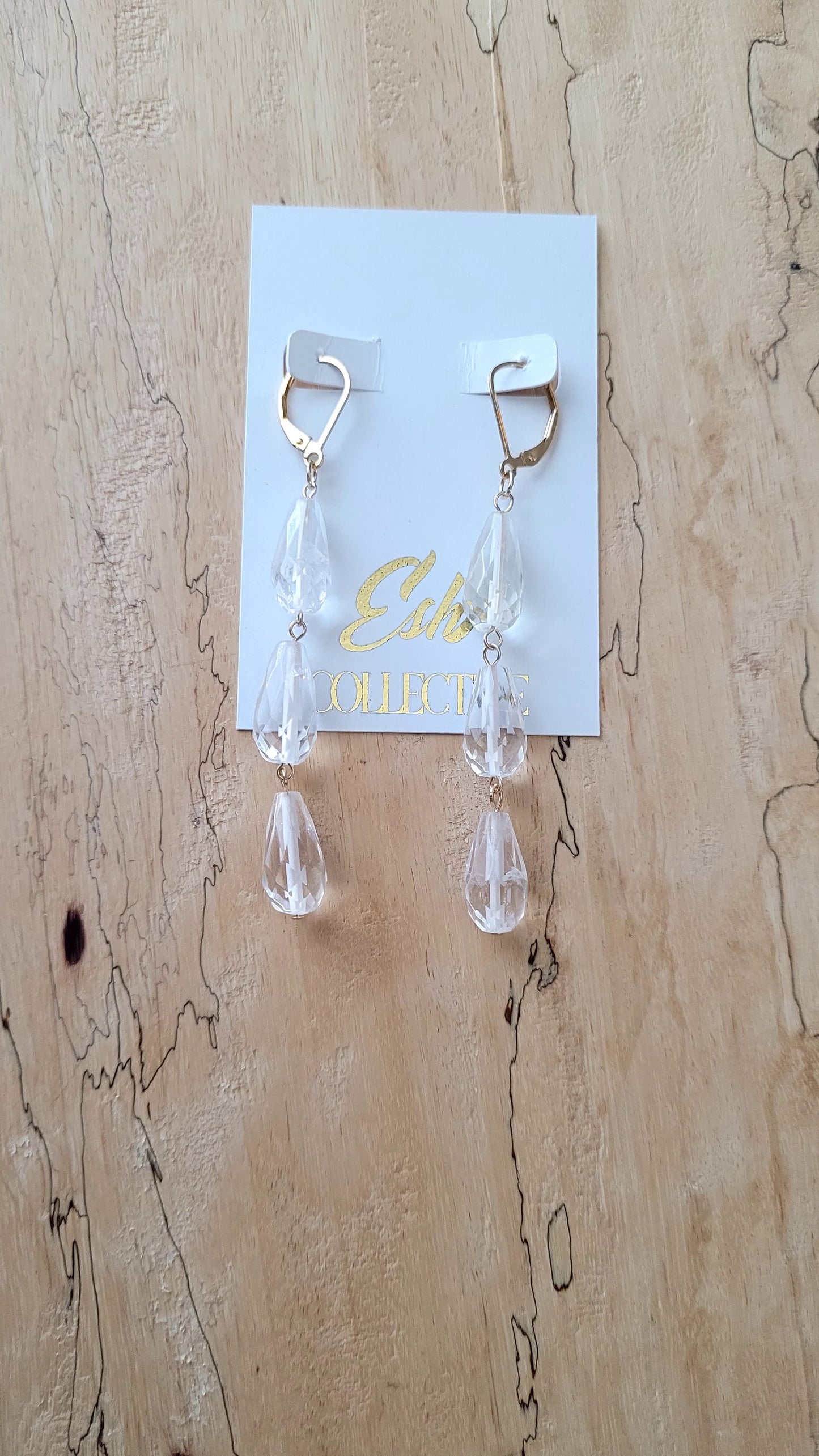 Quartz Crystal Earrings