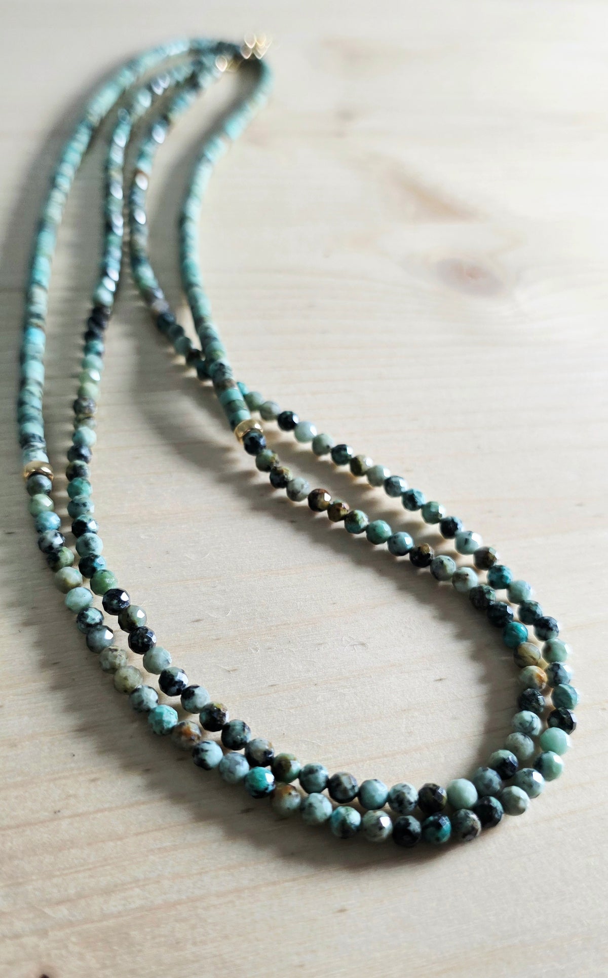 Turquoise Double Strand Necklace