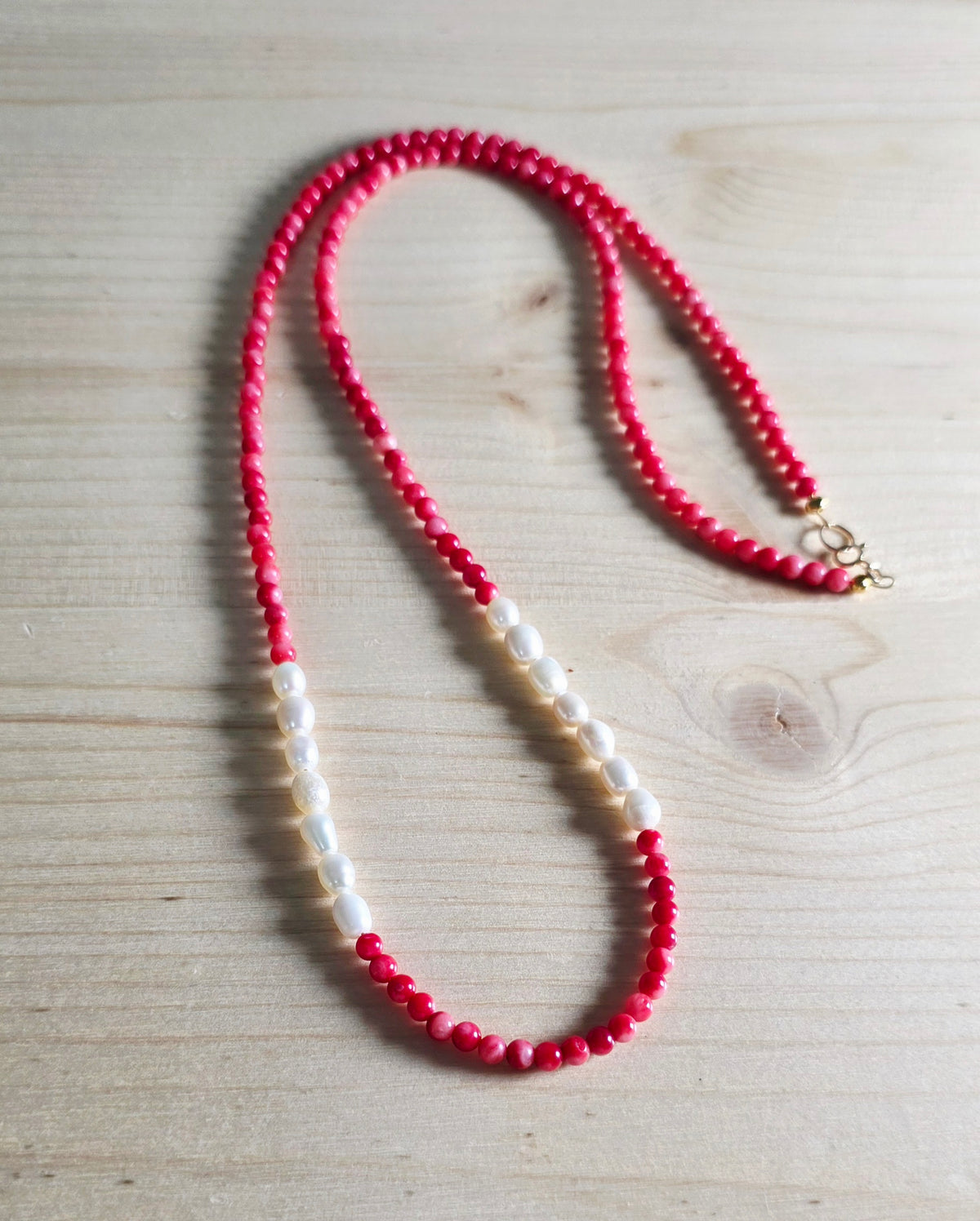Coral & Pearl Necklace