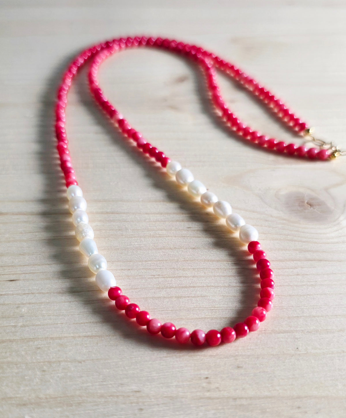 Coral & Pearl Necklace