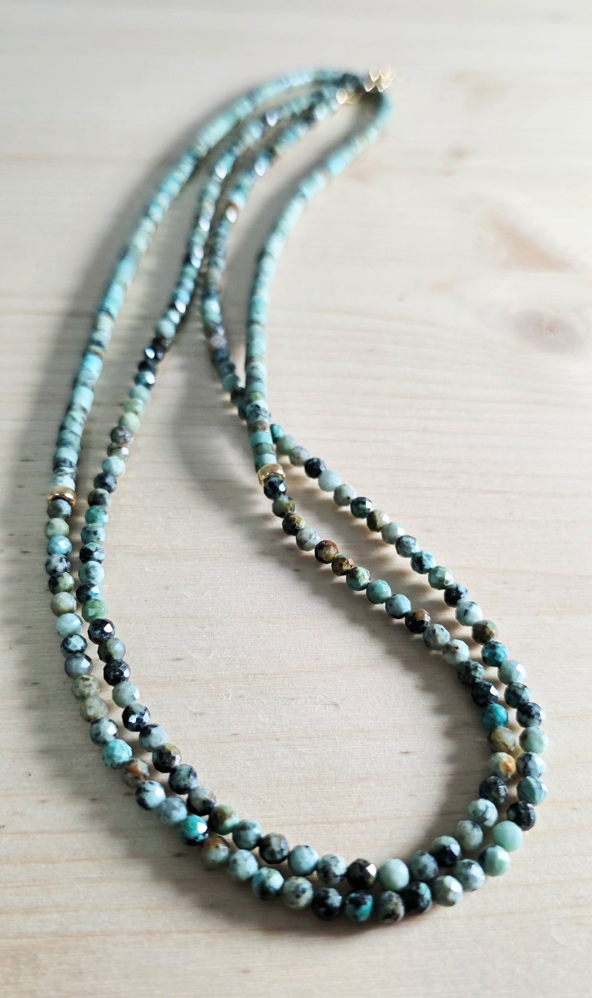 Turquoise Double Strand Necklace