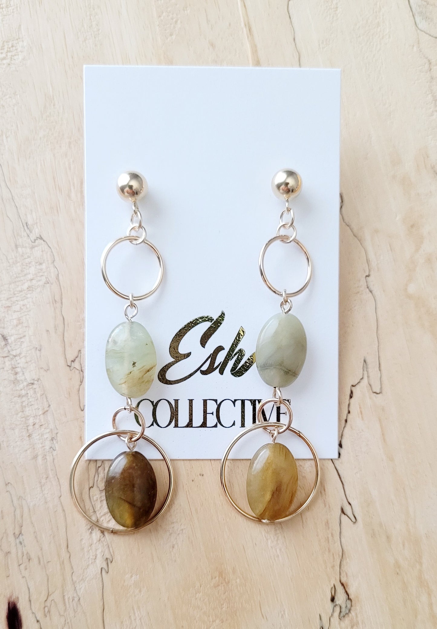 Earthy Agate Earrings