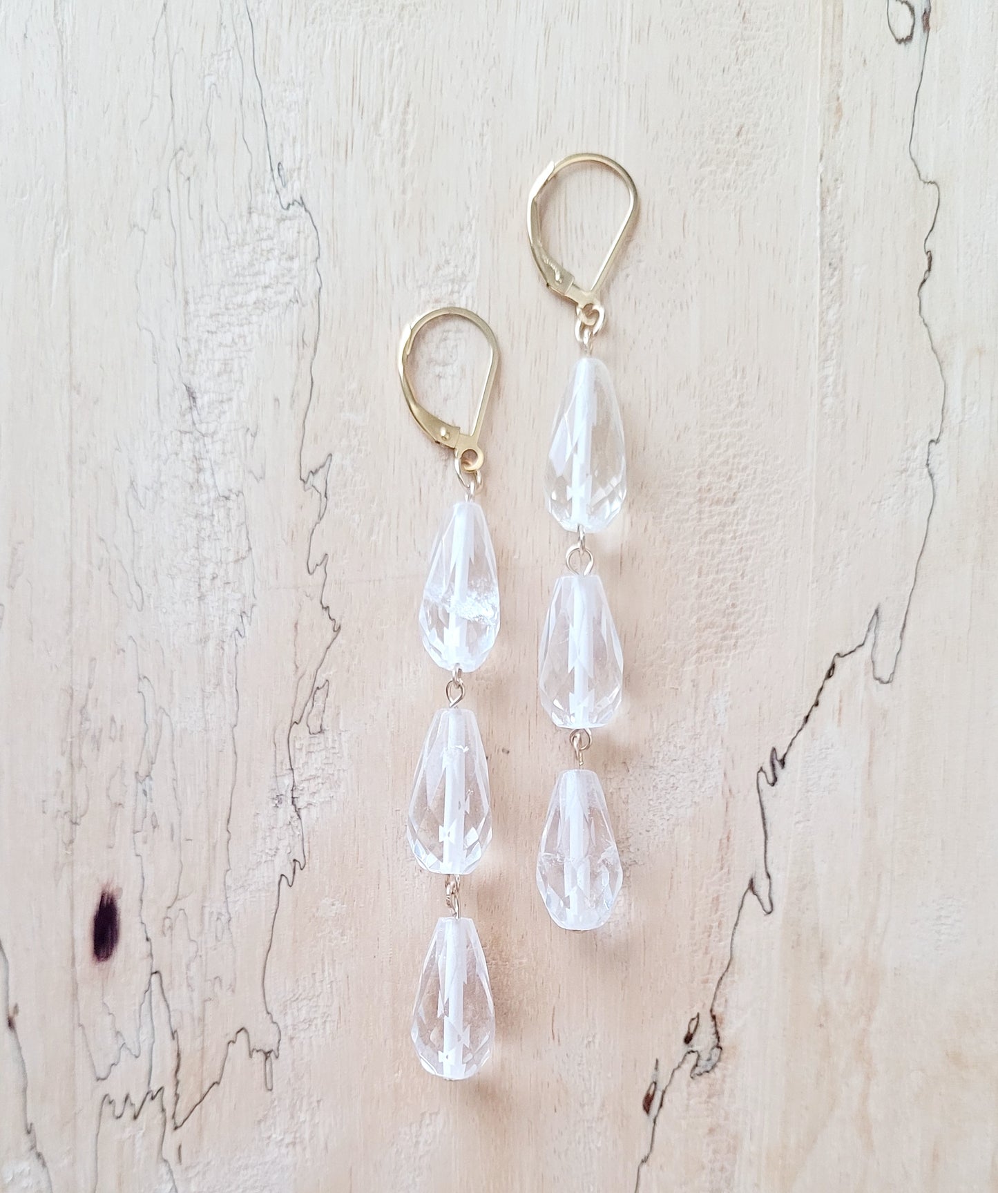 Quartz Crystal Earrings