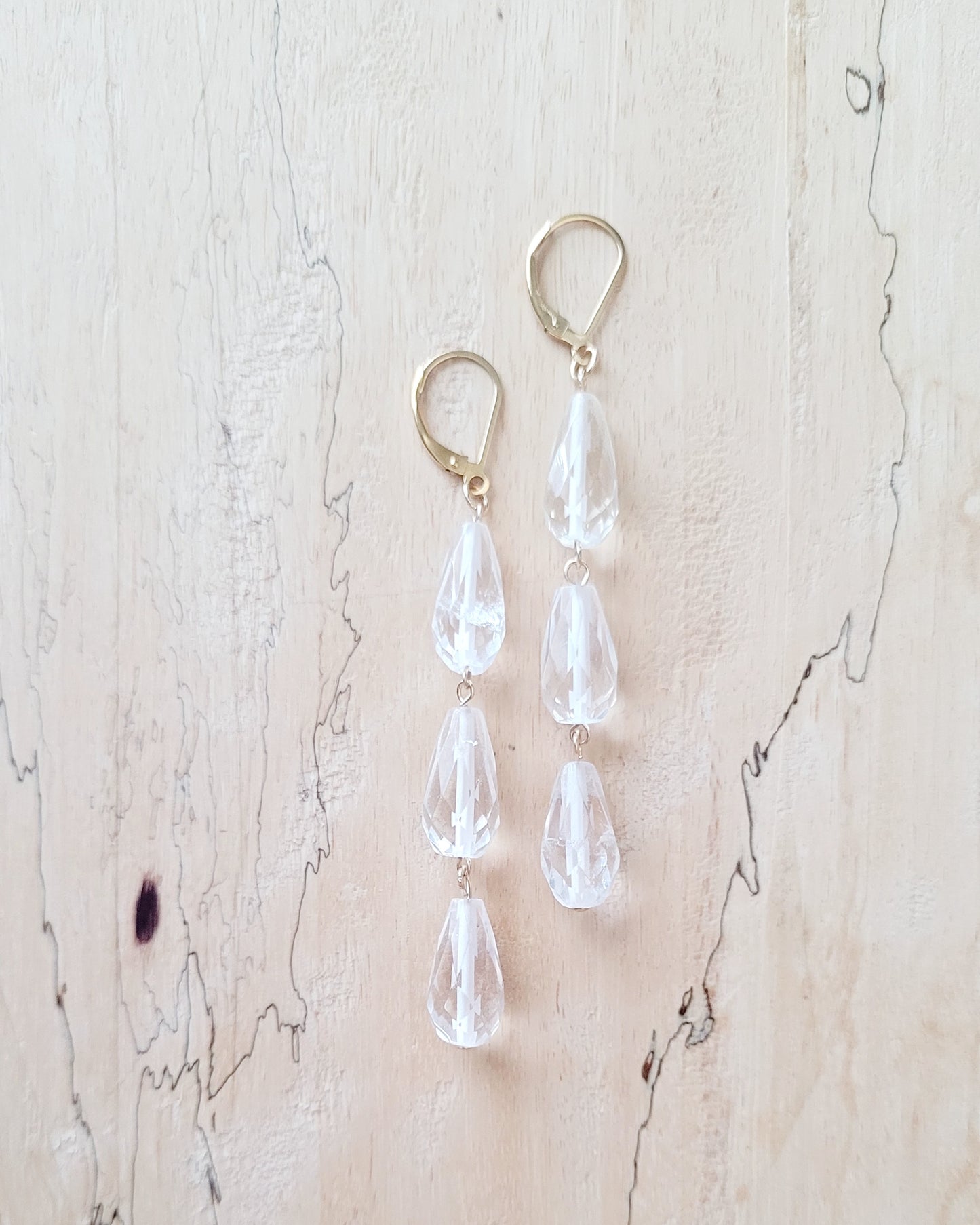 Quartz Crystal Earrings