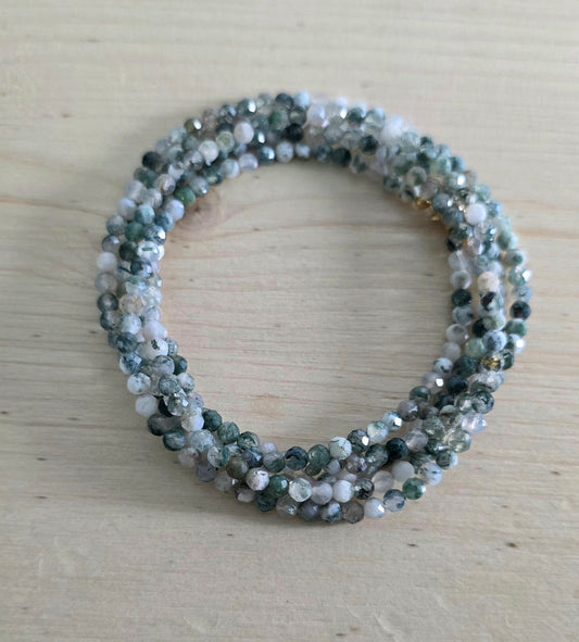 Green, Tree Agate Necklace